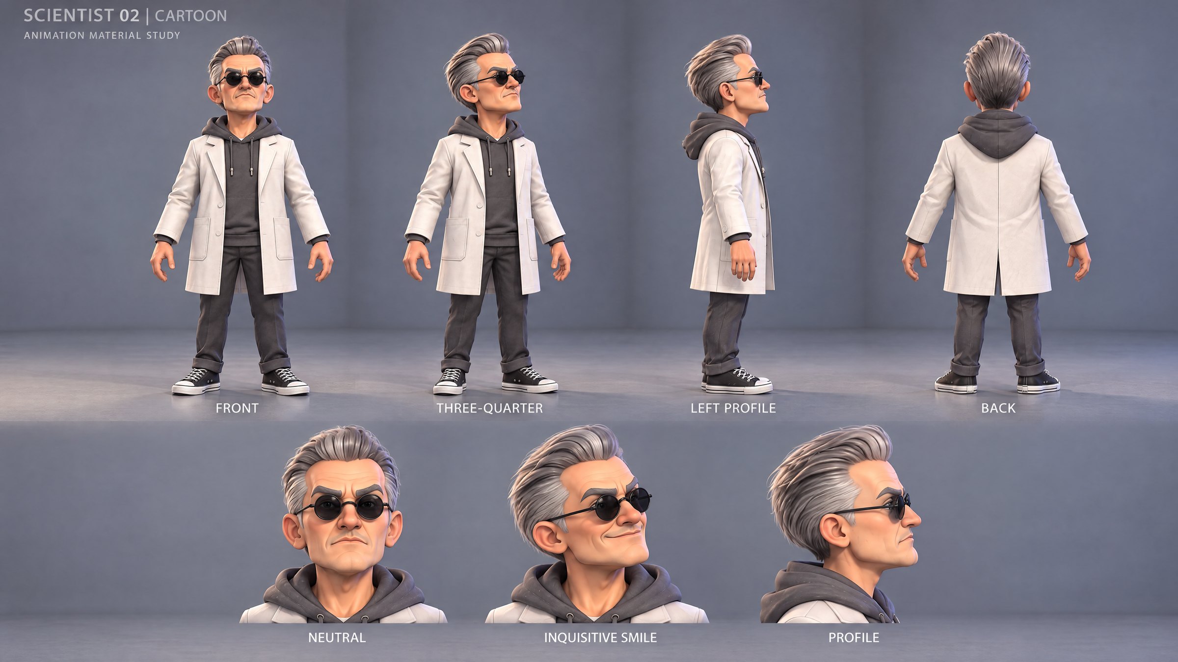 Scientist 02 toon turnaround