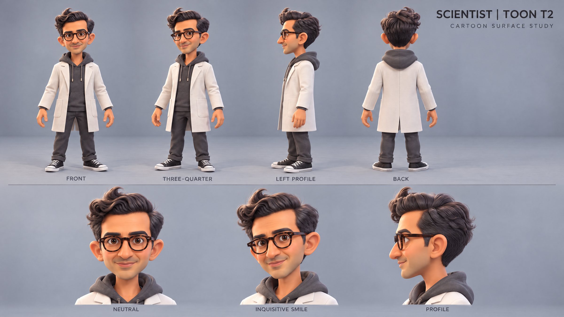Scientist toon T2 turnaround